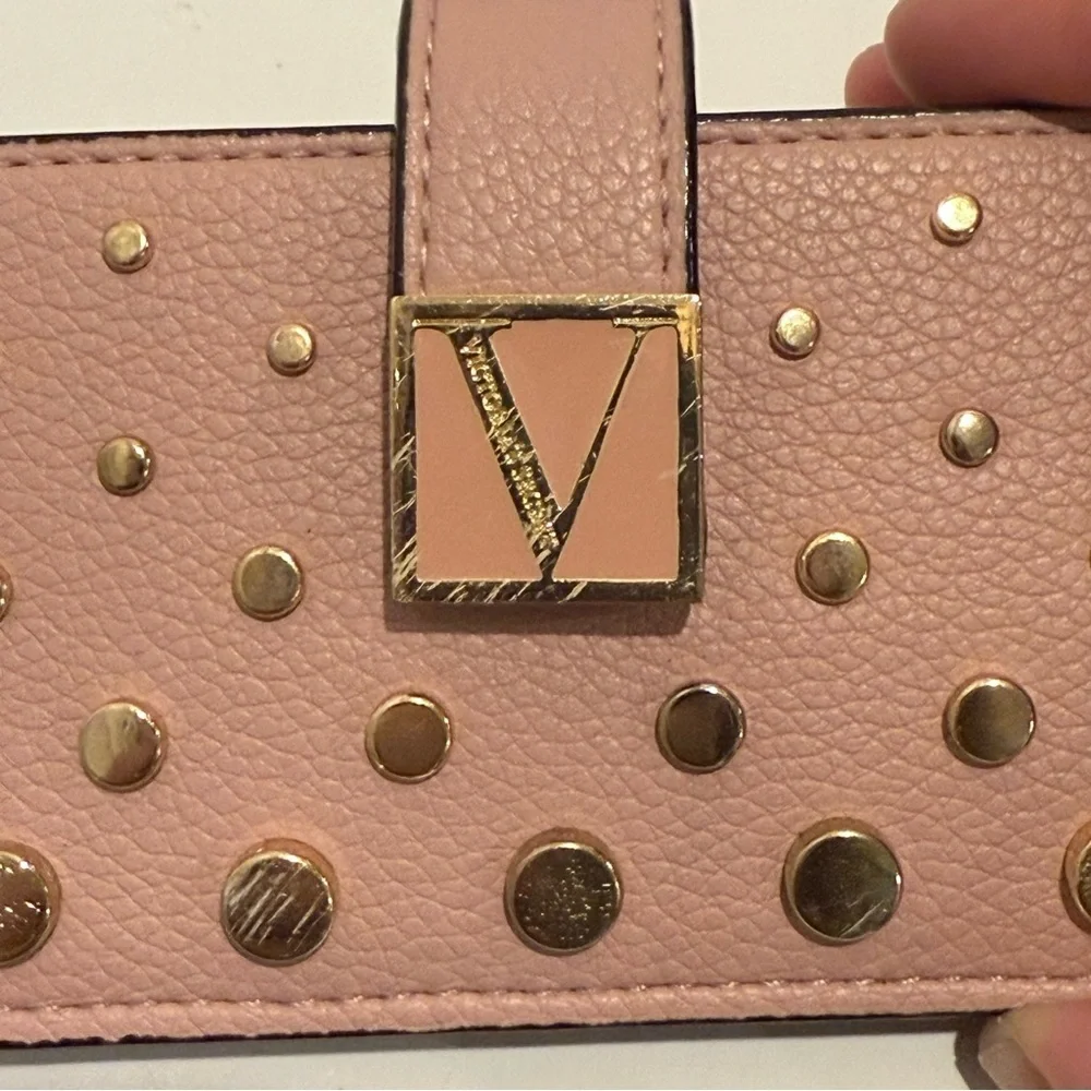 Victoria's Secret Bundle Pink Accordion Wallet + Black Wristlet DAMAGED READ - Picture 4 of 6